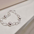 Ownerclan Popular S755 Women's Bracelet Watch Design Simple Chain Silver925 [WFMI9WC260328]