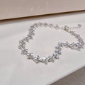Owner Clan popular product S754 women's cut flower pendant simple silver bracelet unique daily brace