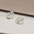 Ownerclan Popular Product S412 Women's Chain One-Touch Earrings Silver Unique Daily Earings 925 [WFM