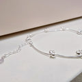 Ownerclan popular item S408 women's ball bangle style unique design daily bracelet silver 925 [WFMI9