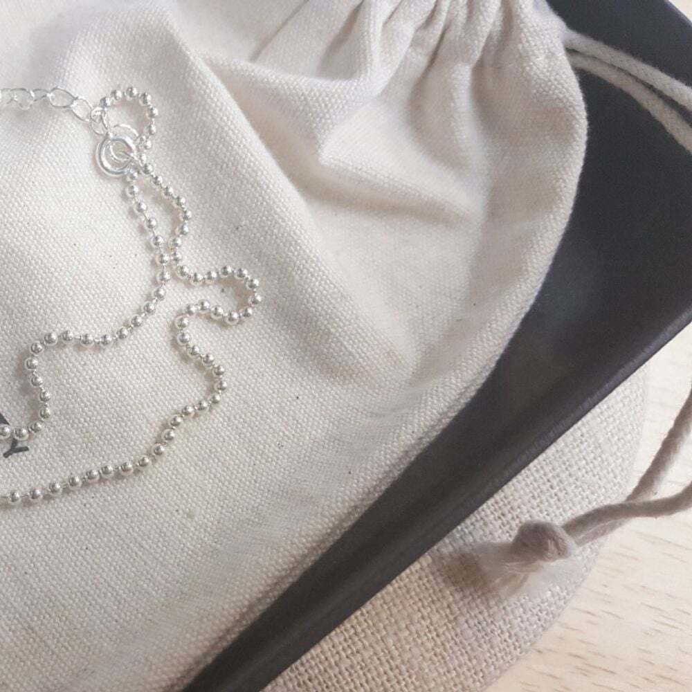 Owner Clan popular product S9006 women's simple 2mm chain ball ankle bracelet daily silver bracelet 