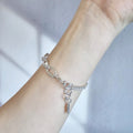 Owner Clan Best-selling Product SS3001 Women's Silver Bracelet Chain Point Design Bracelet Daily Sil