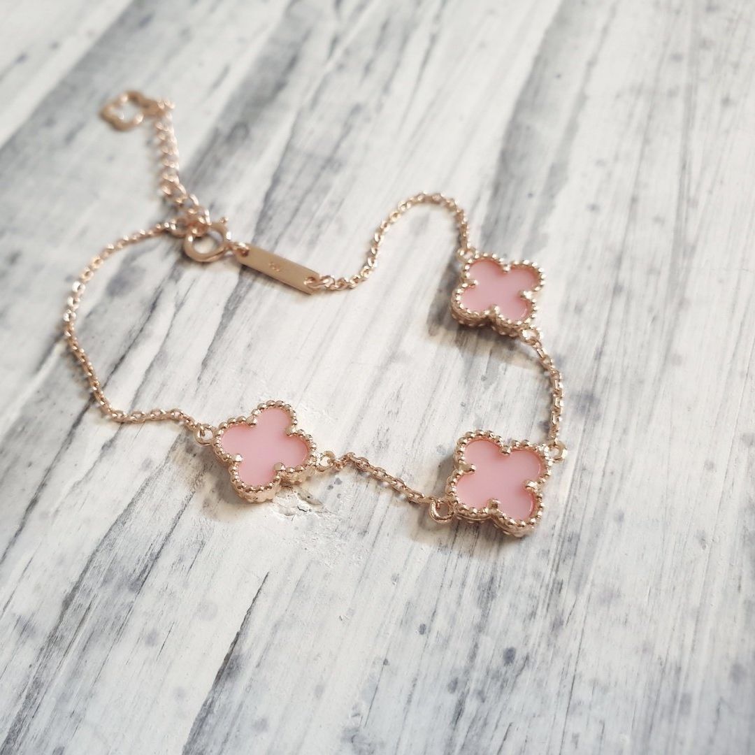 Owner Clan popular item SS3005 women's pink opal bracelet basic daily silver bracelet silver 925 [WF