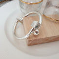 Ownerclan popular product SS3020 women shape bracelet simple daily pipe-shaped silver925 [WFMI9XU260