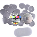 OwnerClan popular product DIY magnetic pin button round metal making 58MM 100PC badge press pin mate