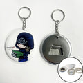 Ownerclan popular multi-purpose opener pin button custom round 58MM 100pc metal pin button making 58