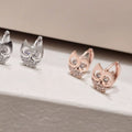 Ownerclan popular product SE180 women's gem owl design sterling silver earings (925 sterling silver)