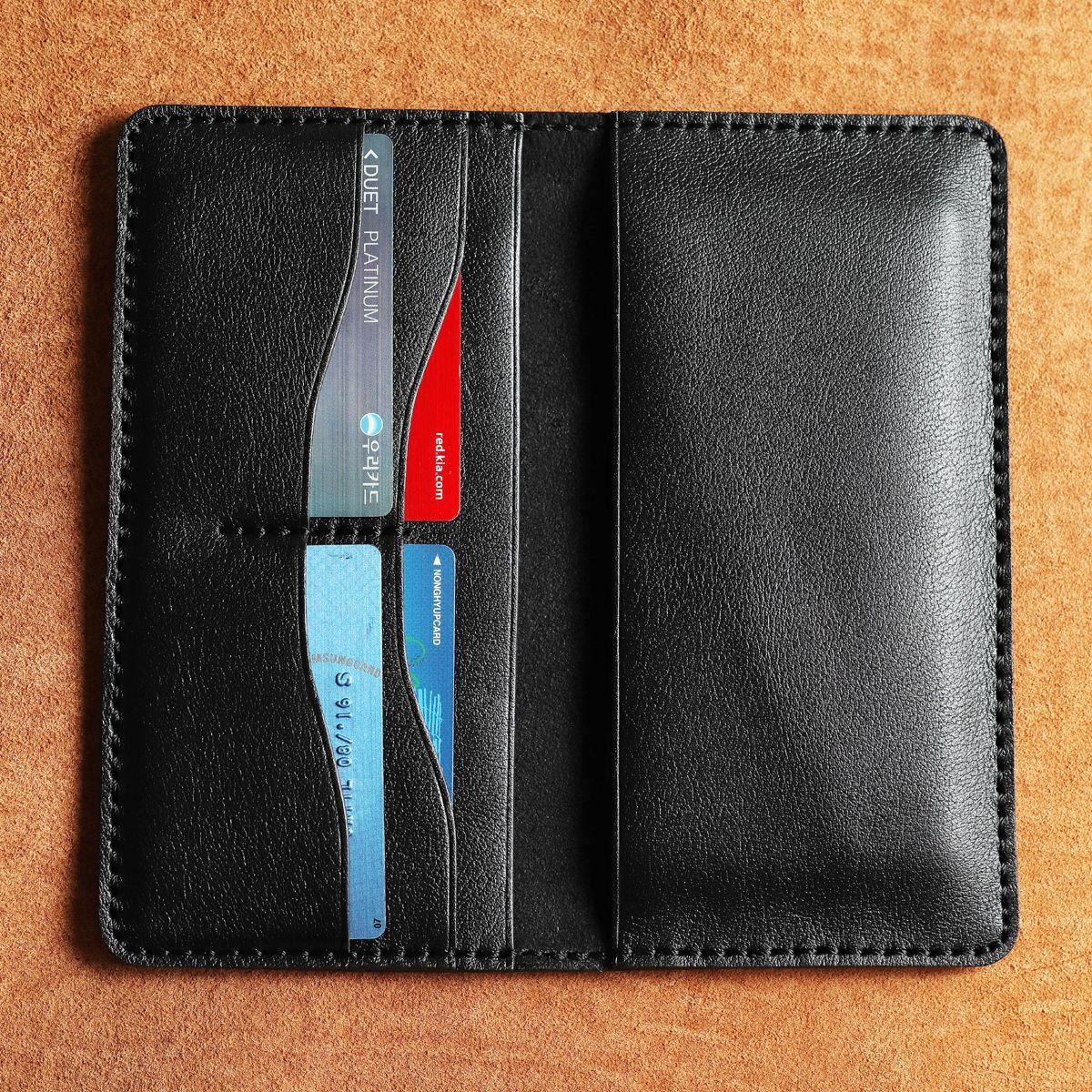 CelebrityHouse leather AXNBALQF phone wallet Shikiblack long wallet