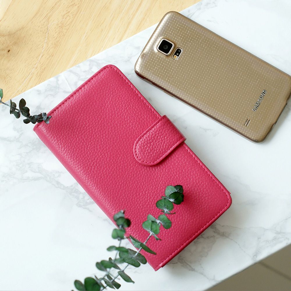 CelebrityHouse F8014 GQVPWGQD natural calfskin women's long wallet money holder phone pouch