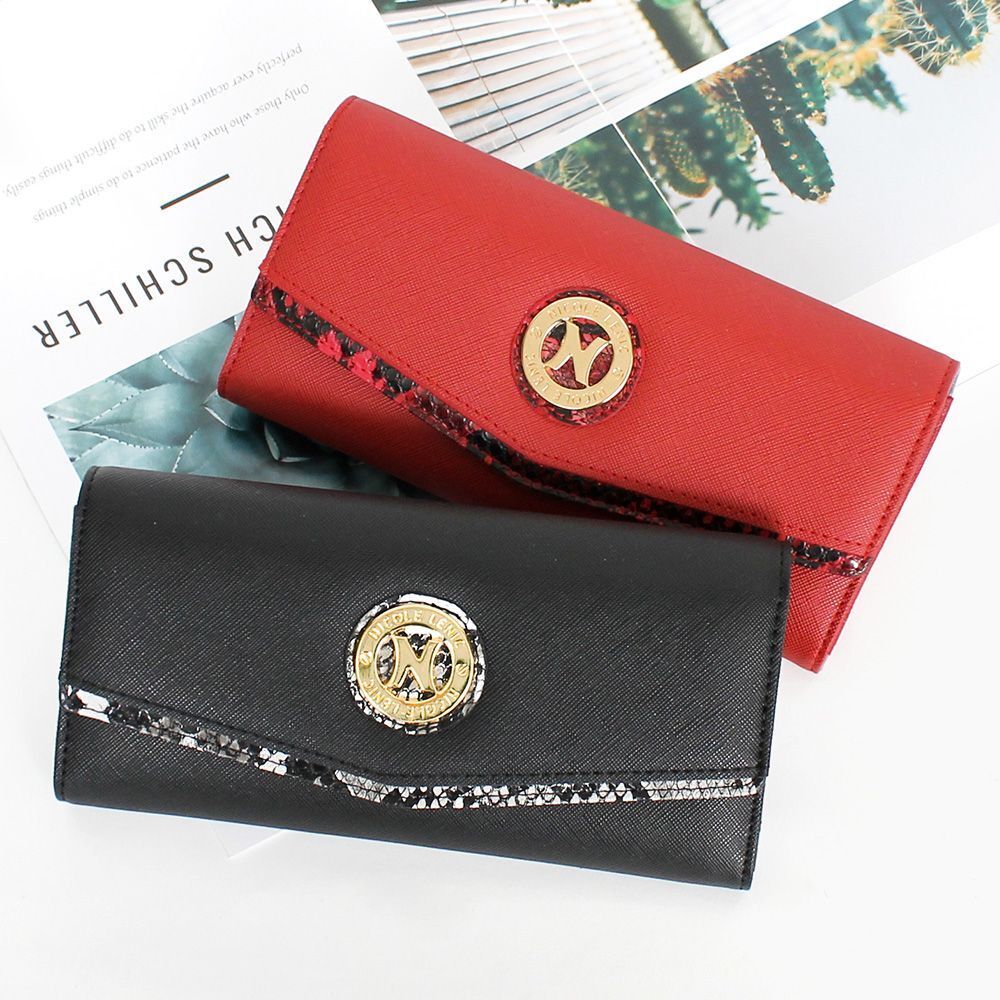 celebrity house Nichole RMNKNYSU NW-149A simple basic women's wallet long wallet gift