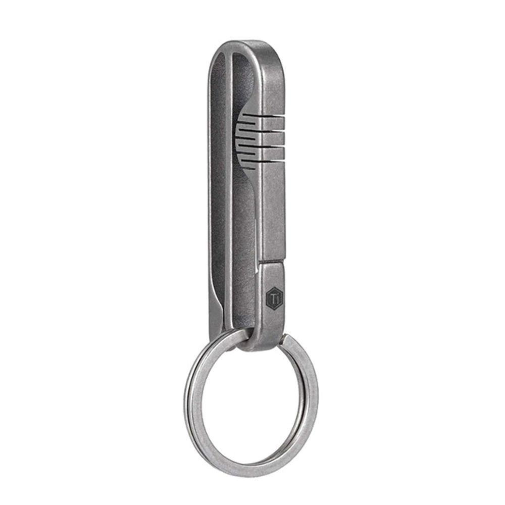 CelebrityHouse Titanium RQSWCJXU belt clip style keychain 1P high quality keyring