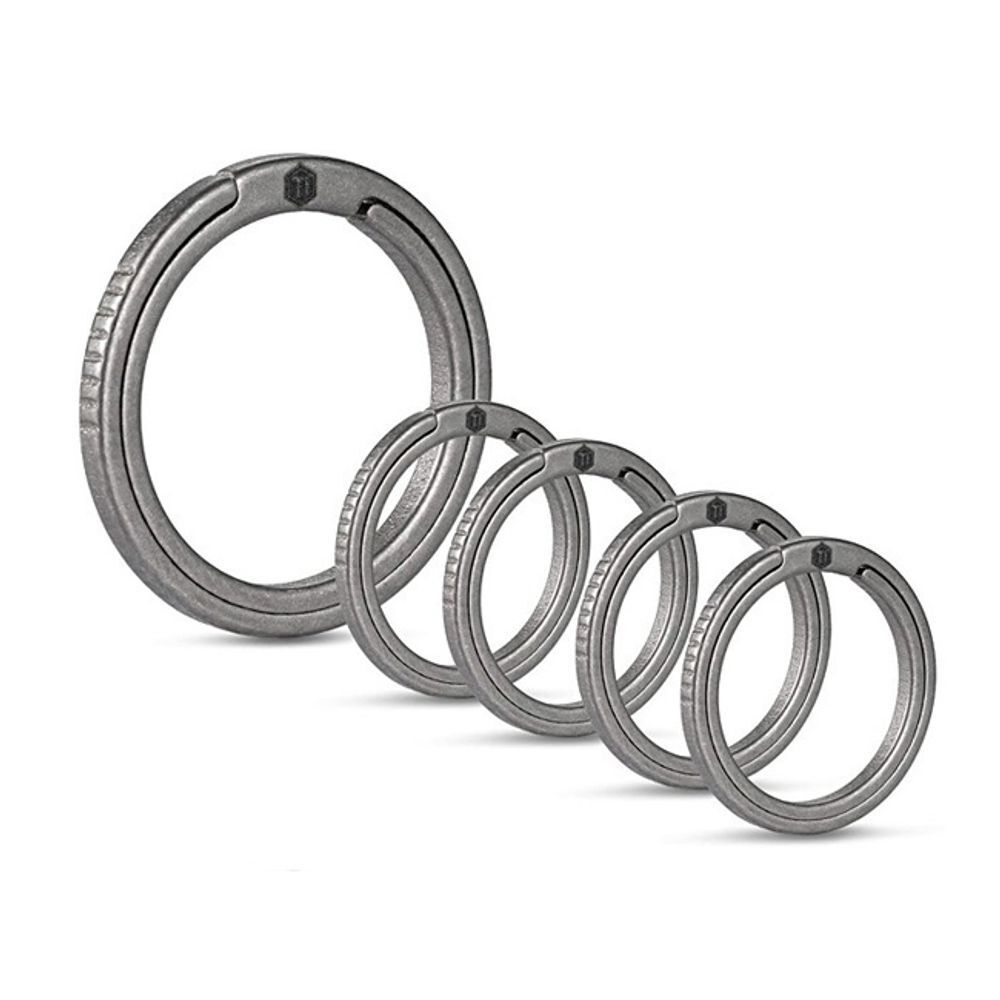Celebrity House keychain HAFDSTLJ titanium ring style 5P set high-quality keyholder