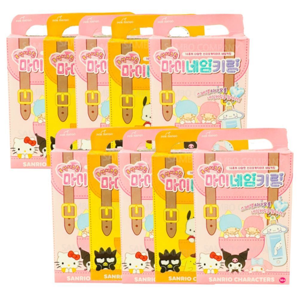 Selab House Jewelry Secret My Name Keyring TXIXELSY 10 random pieces shipped Sanrio Name Keyring