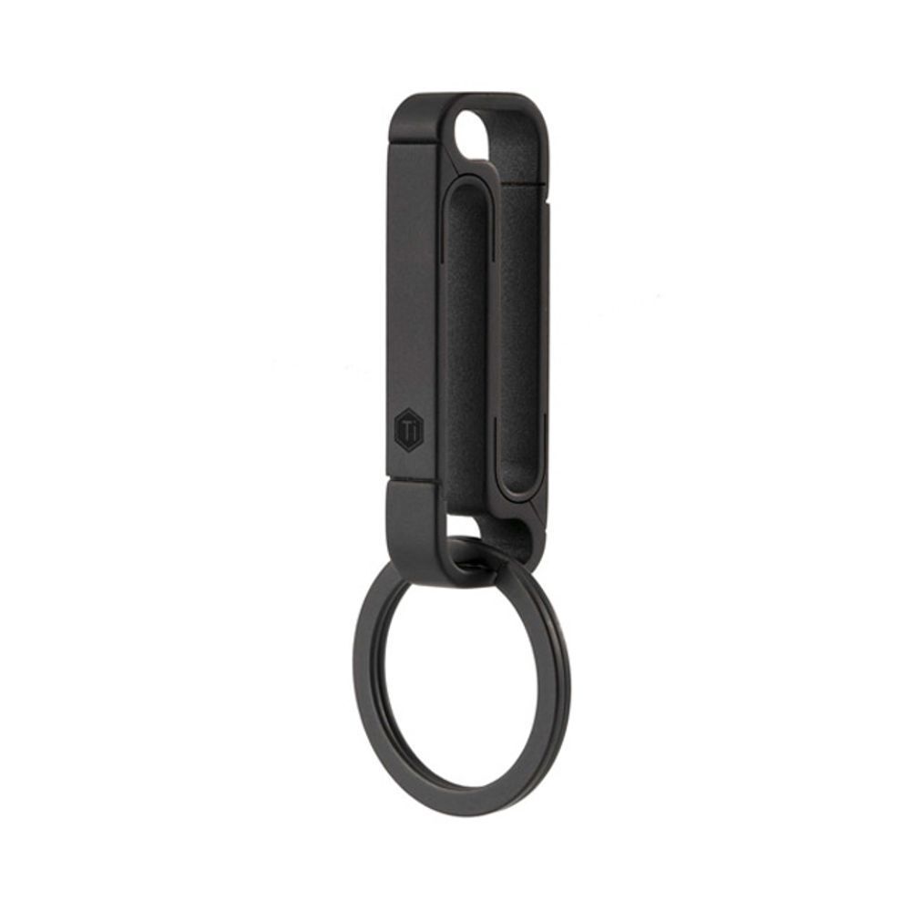 Celebrity House Double-Sided AZOTGOFA Keychain Titanium Trend Belt Clip Black Daily