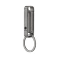 Celeb House Double-Sided KHBBACFF Keychain Titanium Trend Belt Clip Silver Daily