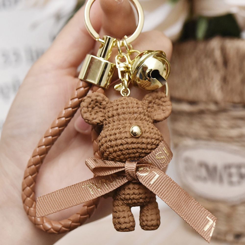Celeb House Bear HZCOONUX Brown Casual Bag Key Keyring