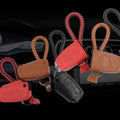 CelebrityHouse Audi QEYWBLQL leather keyholder smart key case keychain