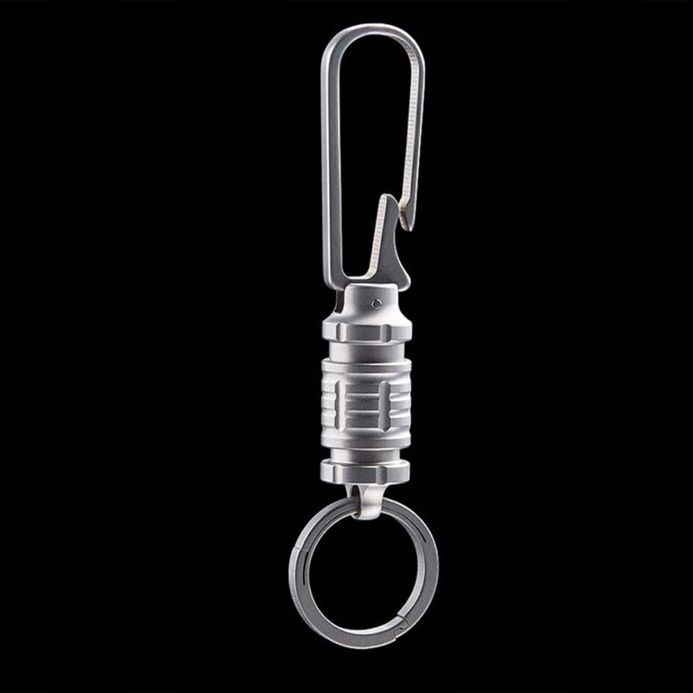 CelebrityHouse keyring GTWKUMYH Tactical hiking 16g Titanium keychain handcuff