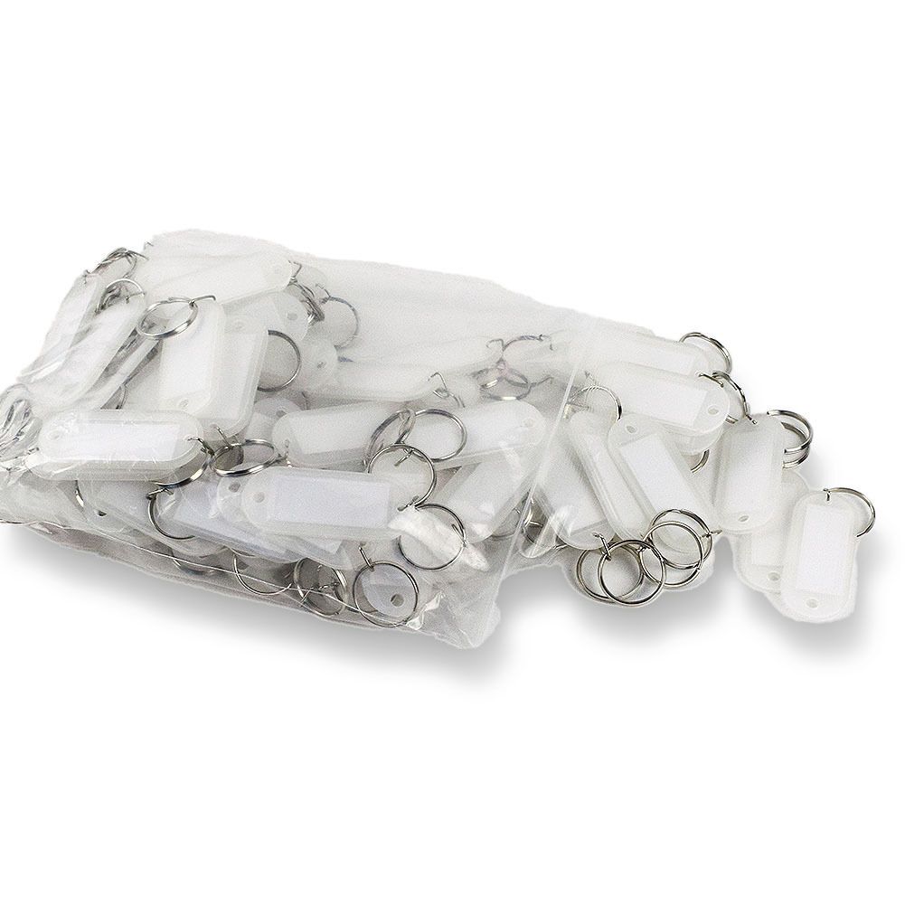 CelebrityHouse BagKeying SXHSKNRD Keyholder White Keyring 100pcs K0001B