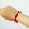 CelebrityHouse bag keyring QGLBLQET shelf keychain spa spring keyholder red
