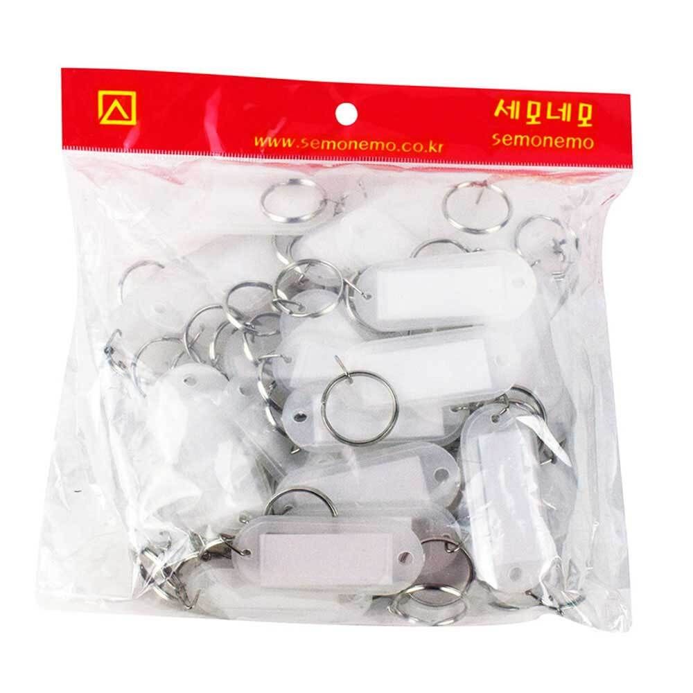 CelebrityHouse KeyHolder White HISPISFE 100pcs Key Car KeyHolder Key Ring
