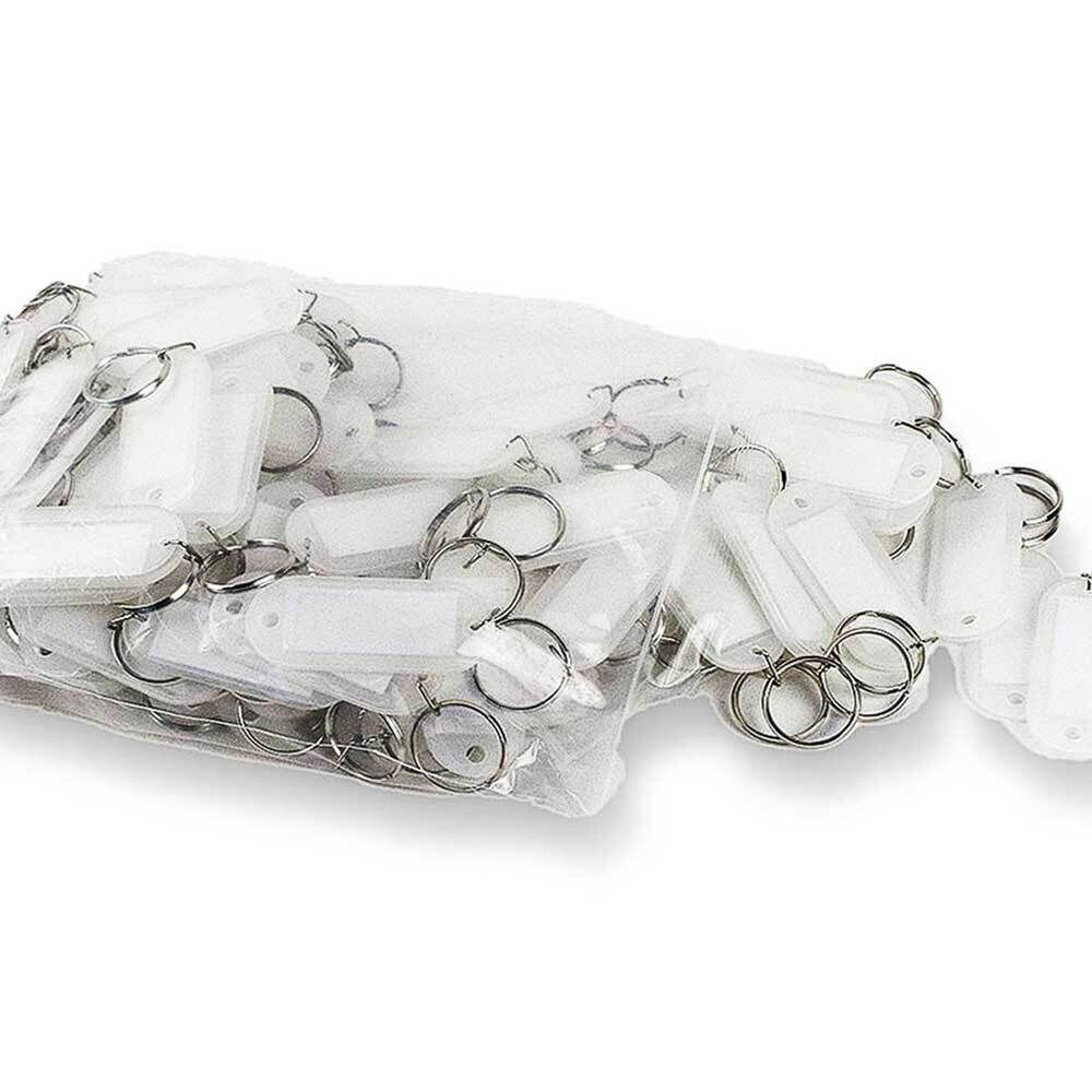 Celebrity House White Key Holder GSVKNQCS 100pcs Car Key Holder Acrylic Bag