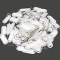Celebhouses White IJULKOEP 100 Keyring Keyholder Bag Pendant Key