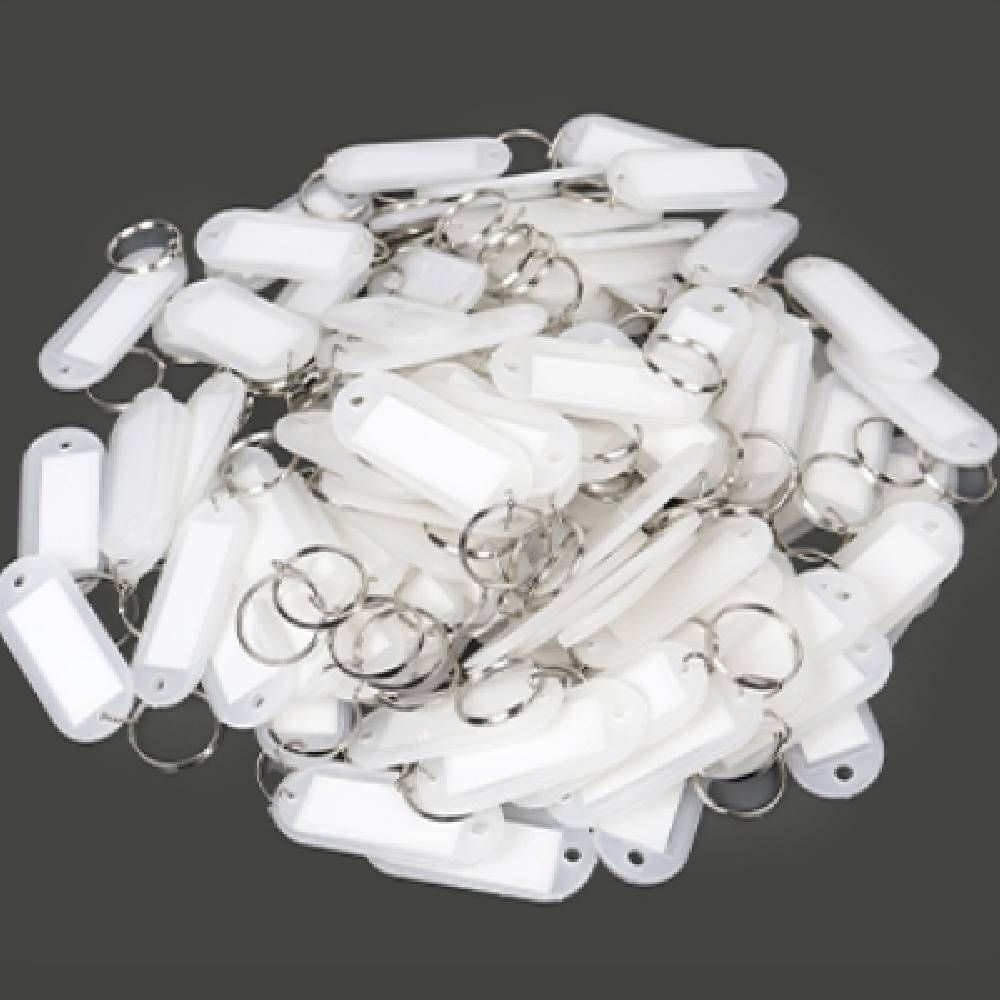 Celebhouses White IJULKOEP 100 Keyring Keyholder Bag Pendant Key