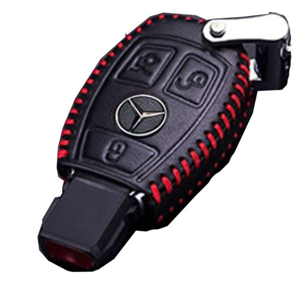 CelebrityHouse Art Room GGEBIYYR Benz car key case vehicle leather smart key case