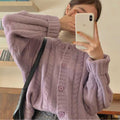 Celeb House Women's ZMOYTEMI Student Autumn Cardigan Office Outing Ready-to-Wear Style