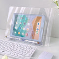 Celebhouses Bookstand JRIAUAUJ Folding Stand Transparent Desktop Angle Adjustable Tablet