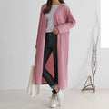 CelebrityHouse Ruddy VIQXECBJ Long Relaxed ym24302 Mesh Cardigan for Women