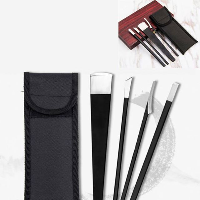 Selop House Exfoliating 4-Piece Set QBRQVWDP Foot Exfoliation Foot Exfoliator Heel GWM