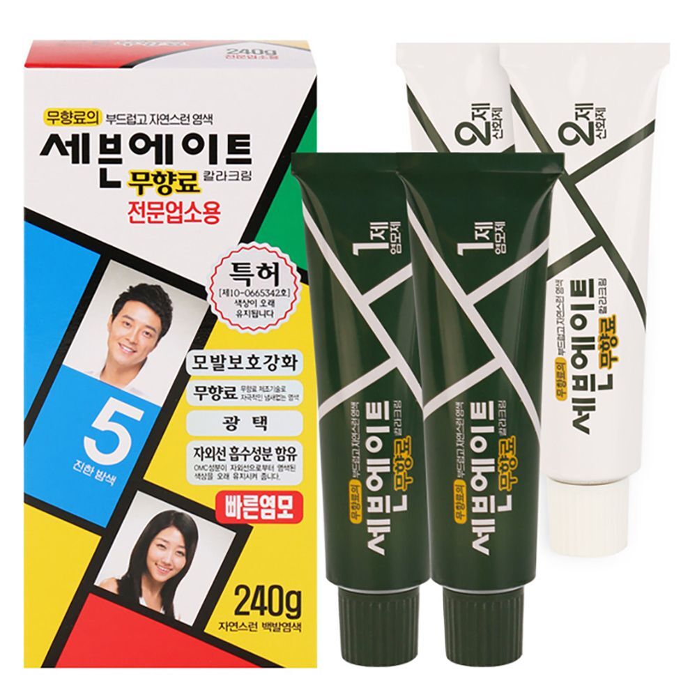 Seolleop House Fragrance-Free SNADUQSB Formula Soft Large Volume Dark Chestnut Hair Color