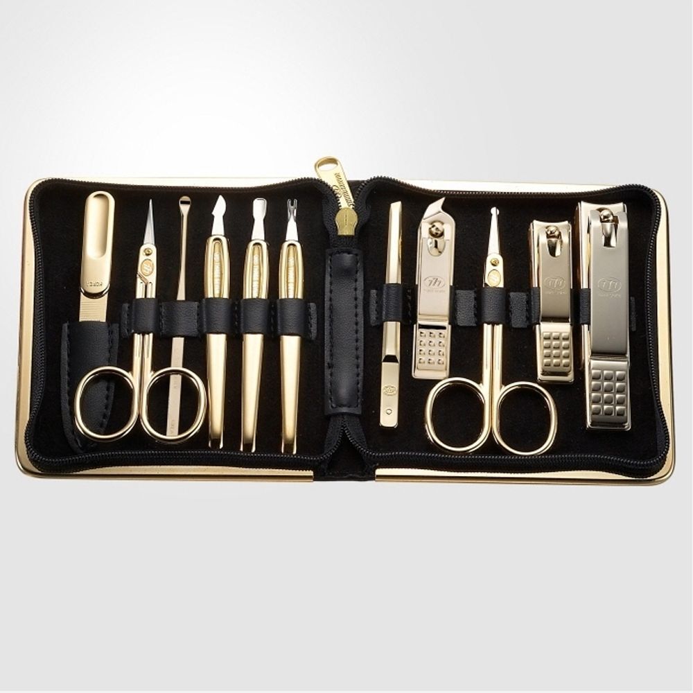 CelebrityHouse ThreeSevent CZUNONOG Nail Clipper TS-950G 777 Nail Clippers Set 20pcs Manicure Nail C