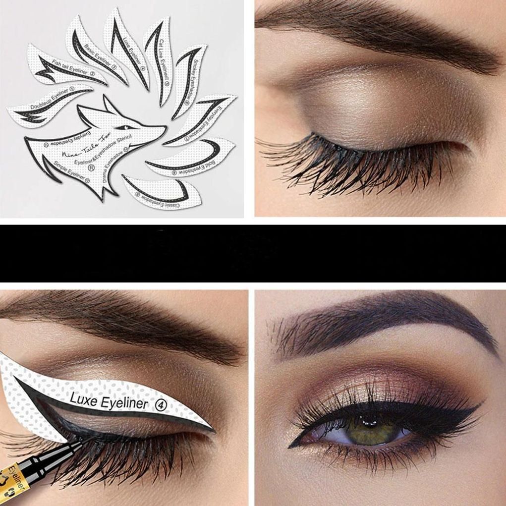  Celebrity house liner set GVXVHBKW makeup stencil eye liner template eyebrow