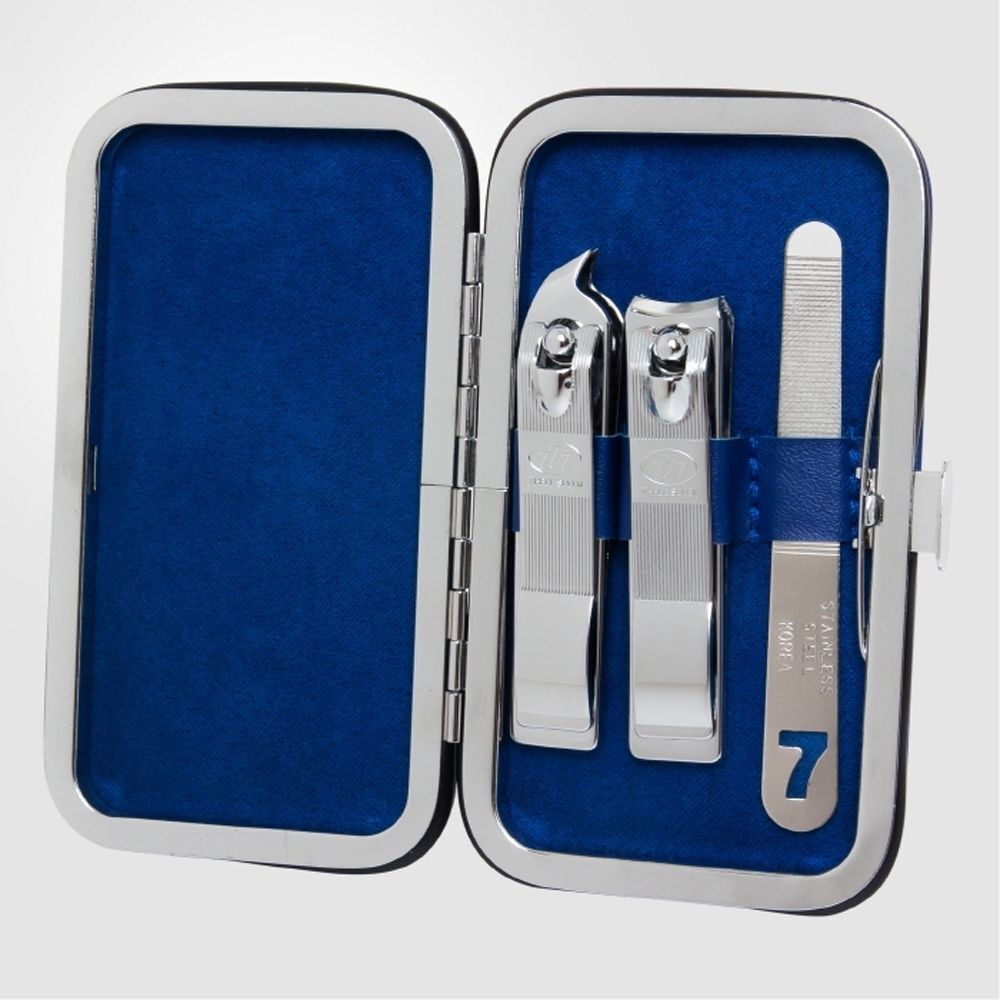 CelebrityHouse ThreeSeven QFNCRXJA Clippers KR-351C Blue 777 Nail Care Set 20pcs Neillgrooming指甲护理 K
