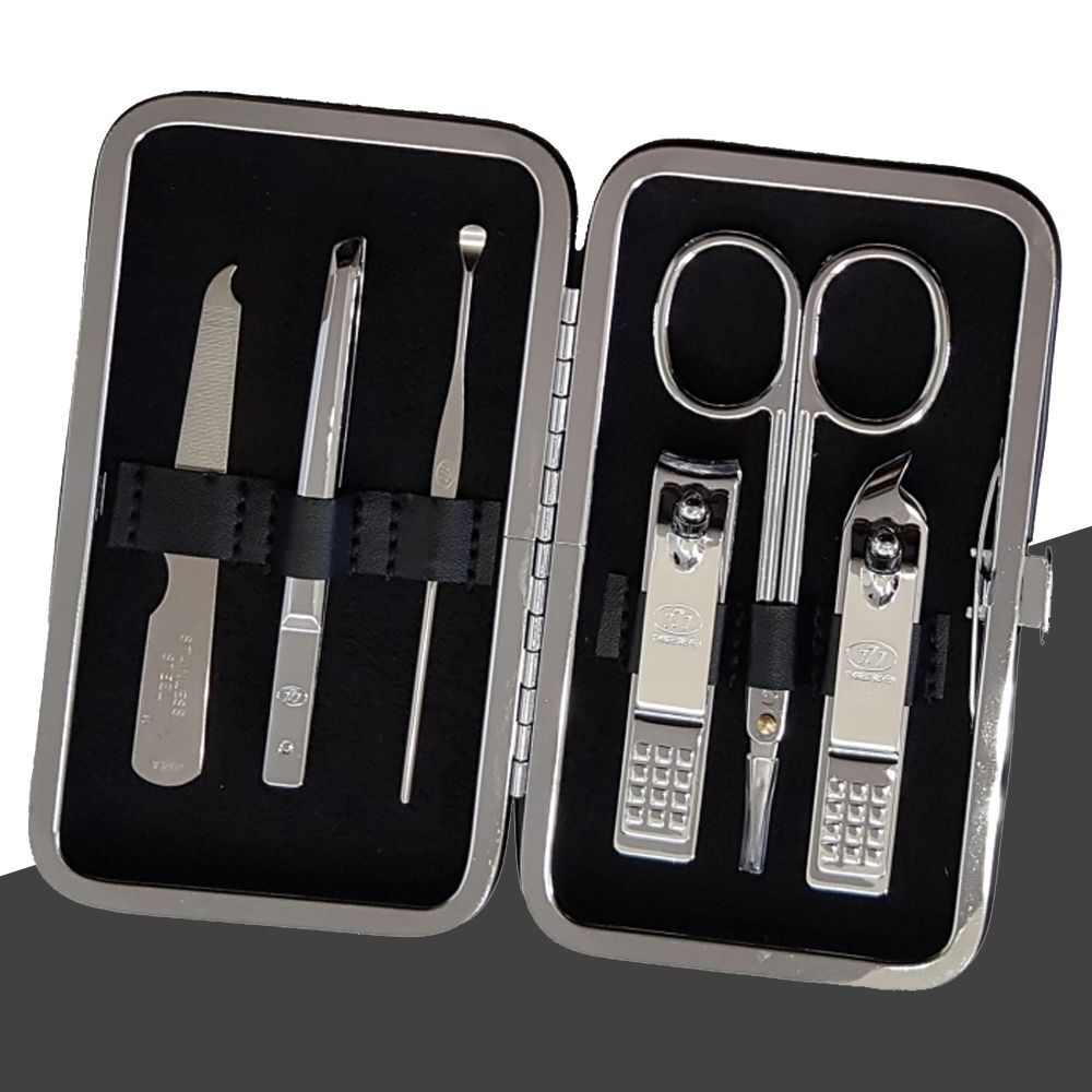 CelebrityHouse ThreeSeven OFOXHVFM Nail Clipper TS-399VC Black Nail Clippers Set 20pcs Nail Care Too