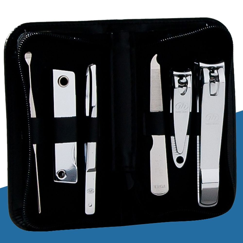 CelebrityHouse Threeseven KFEOHIUB Nail Clippers TS-460EC Blue Nail Clipper Set 20pcs Nail Care Gift