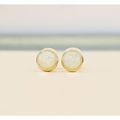Bollare Savezone01 14K White Opal Earrings GE169 (15777094)