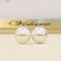 Volare Save Zone 01 14K Wedding 8mm Pearl Earrings GE132 (15777218)
