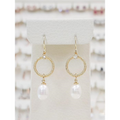 Volare Save Zone 01 14k round freshwater pearl drop earrings GF315 (19726315)