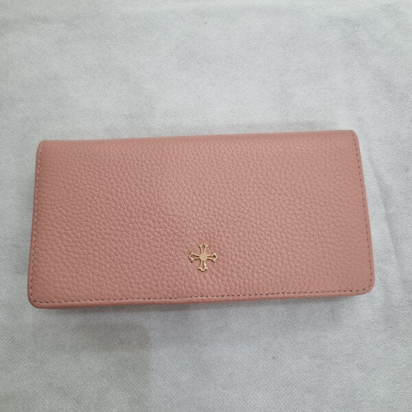 Monkcross gilt button leather women's wallet AW8055DJ