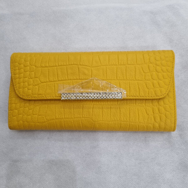 Monkross CubicButton Suede Leather Wallet AW9159DJ
