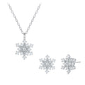 WhiteWinter Silver Necklace+Earrings Set