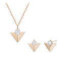 Wagold Vivala 14K necklace and earrings set