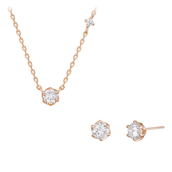 Wagold PureBell 14K Necklace+Earrings Set