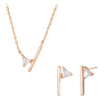 Wagold SaintDaring 14K necklace+earings set