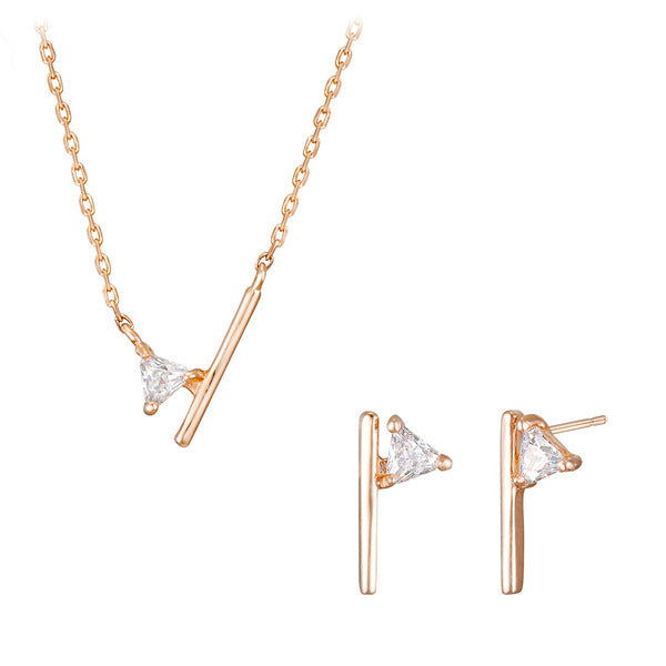 Wagold SaintDaring 14K necklace+earings set