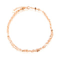 AirbnbGold 18K bed chain two lines ring L IRA38266